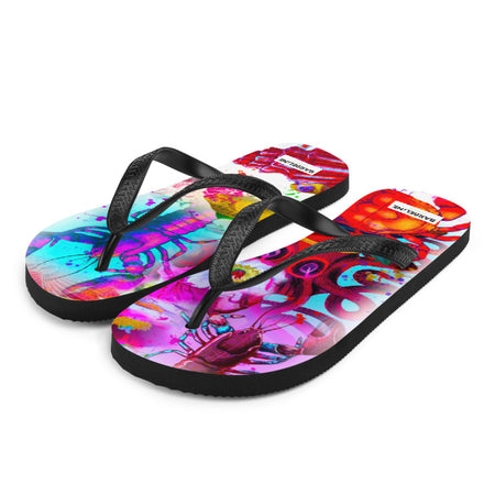 Printed slip on canvas shoes