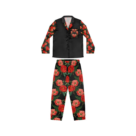 Palm design Satin Pyjamas