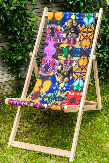 OSTRICH PEONY DECK CHAIR